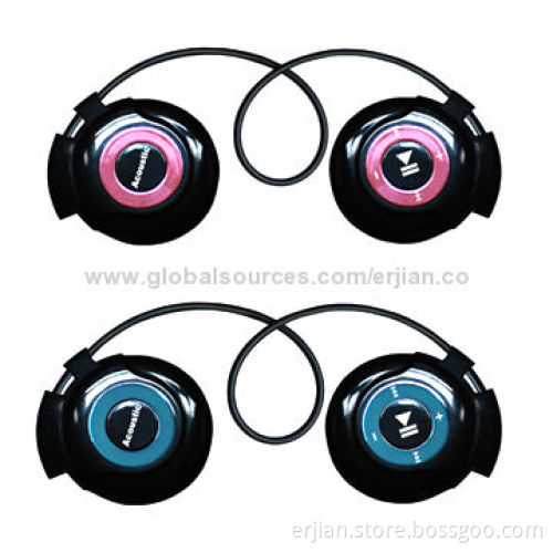 Bluetooth Stereo Headsets for Mobile Phones/iPod/iPhone/Sports MP3 Players, 10m Operating Range
